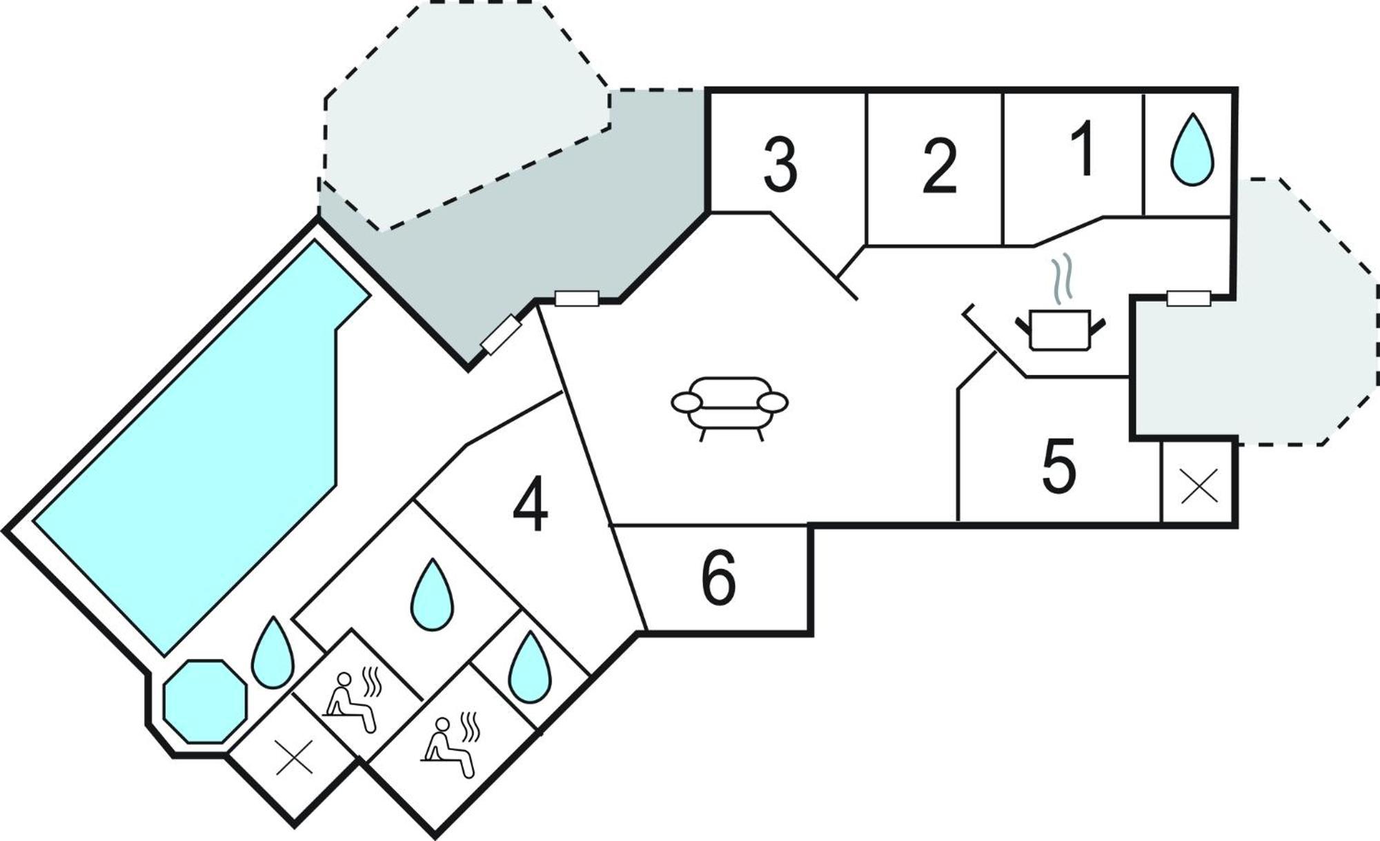 Ferienhaus Meeresrauschen 5 - Dorf 6 Y
